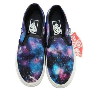 Vans Off The Wall Cosmic Cosmos Space Slip Ons Colorful Galaxy Sneakers 6